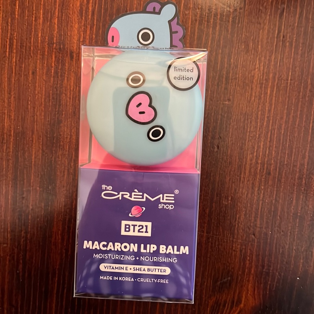 Crème shop- limited edition birthday cake, macaron lip balm